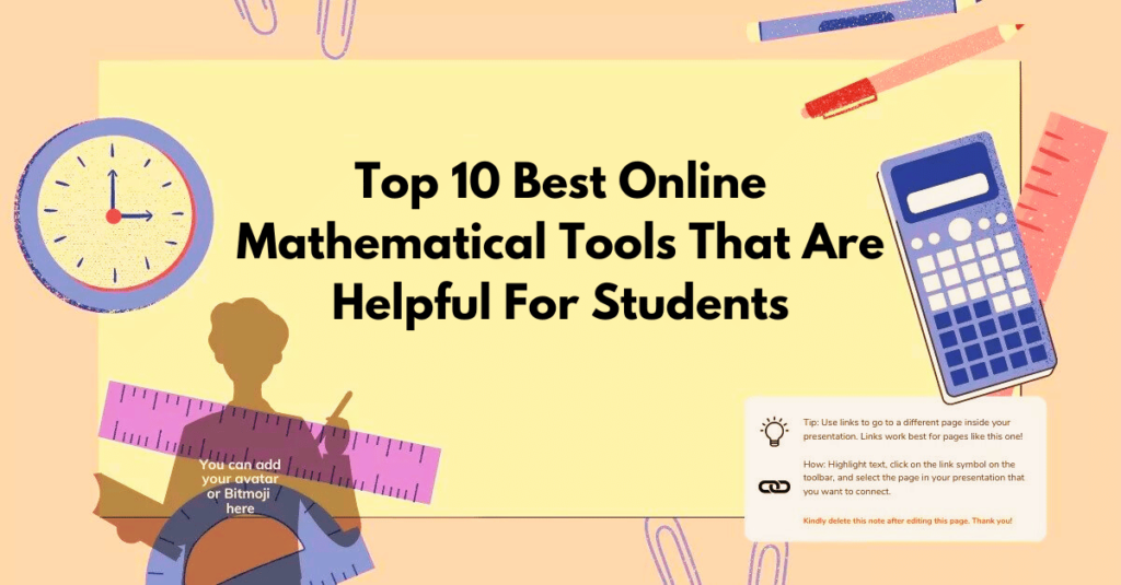 Online Mathematical Tools