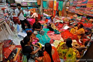 Wholesale Cloth Market in Delhi